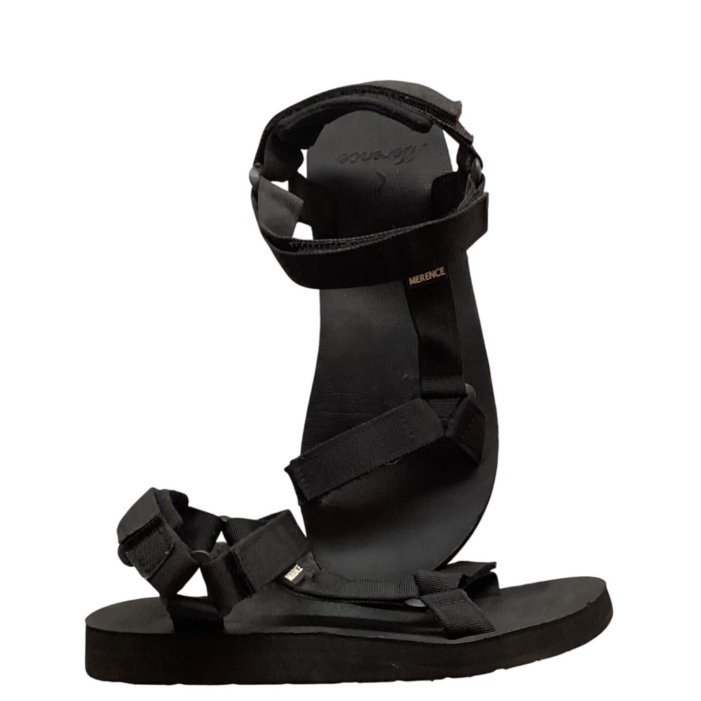 MERENCE Black Sporty Adjustable‎ Strap Walking Sandals Size 39